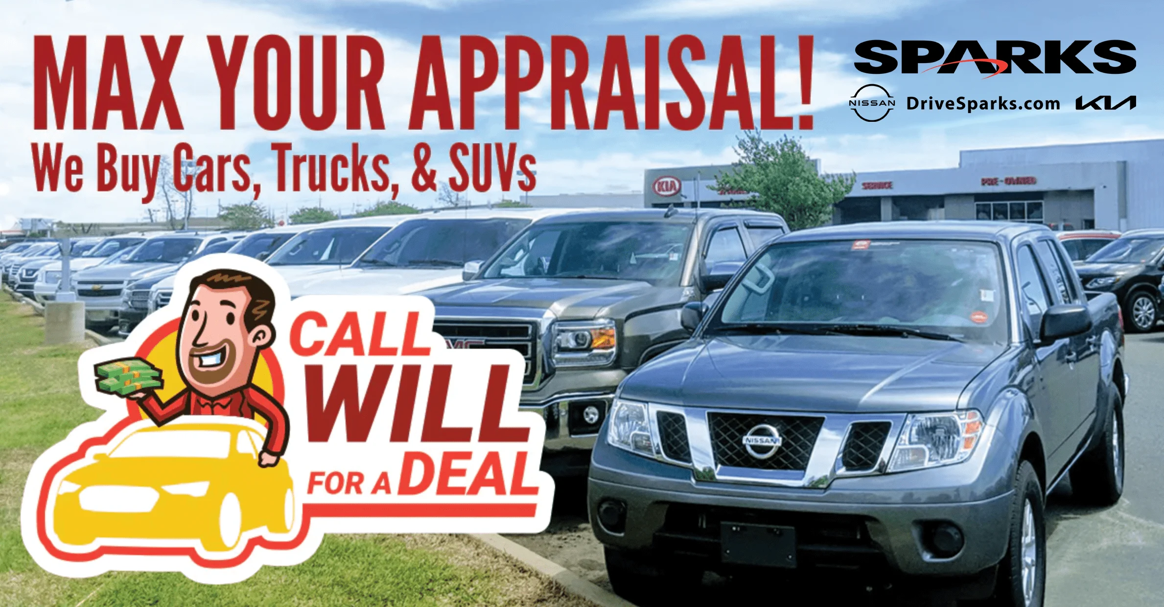 Call Will to sell your car for cash